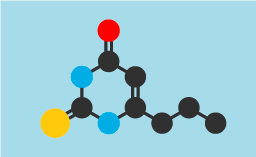 Mlécule de propylthiouracile